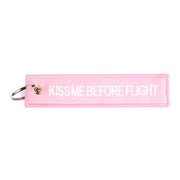 Army Surplus Kiss Me Before Flight Keychain – Keys; Charms; and Other Items