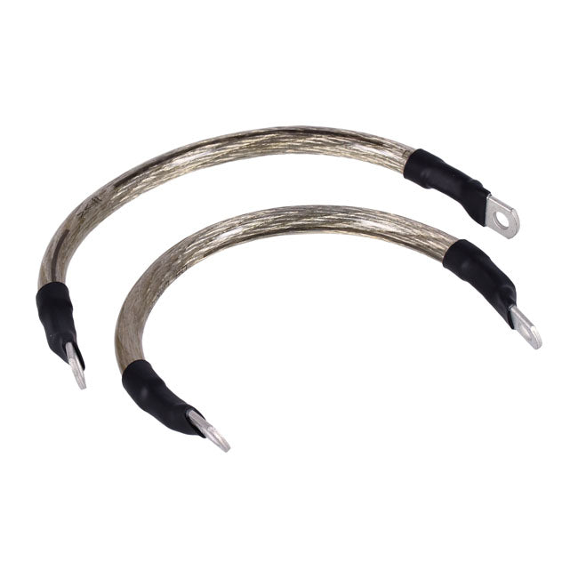 Namz Battery Cable Set. Clear. 9 inch (22.5 cm) – Universal