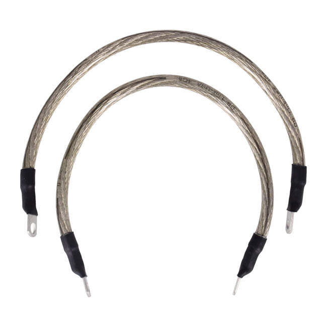 Namz Battery Cable Set. Clear. 15 Inch (38Cm) – Universal