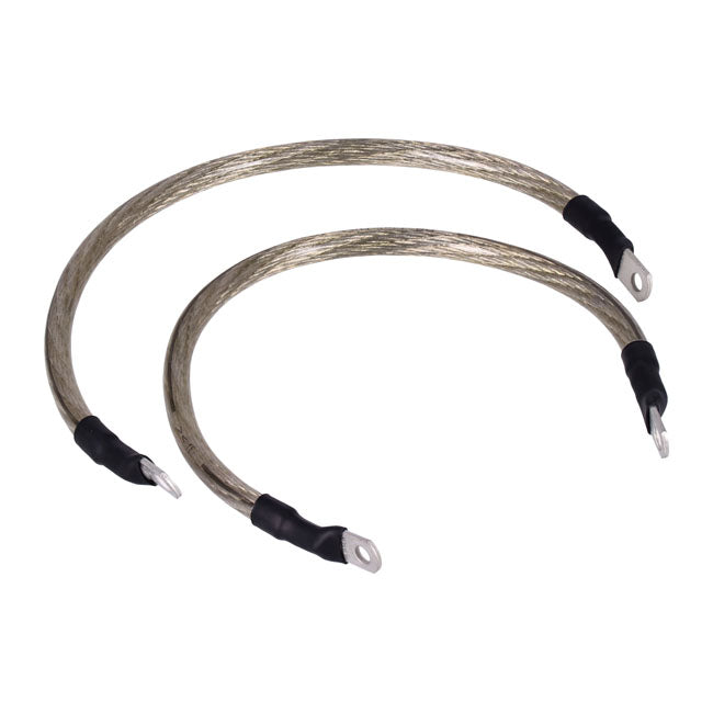 Namz Battery Cable Set. Clear. 15 inch (38 cm) – Universal