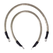 Namz Battery Cable Set. Clear. 17 Inch (43Cm) – Universal