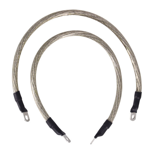 Namz Battery Cable Set. Clear. 17 Inch (43Cm) – Universal
