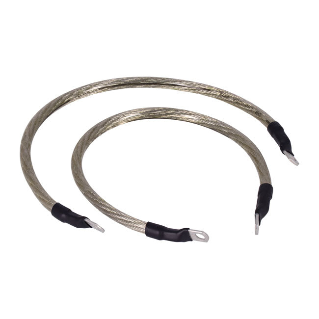 Namz Battery Cable Set. Clear. 17 Inch (43Cm) – Universal
