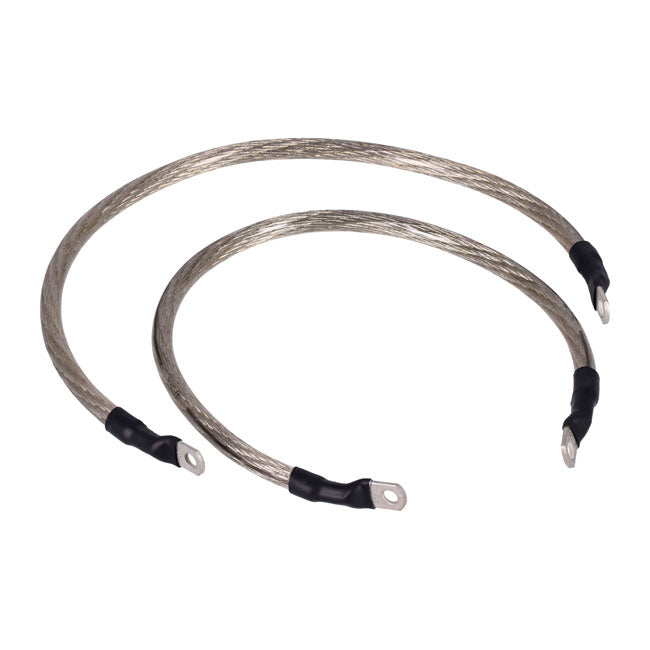 Namz Battery Cable Set. Clear. 19 inch (48 cm) – Universal