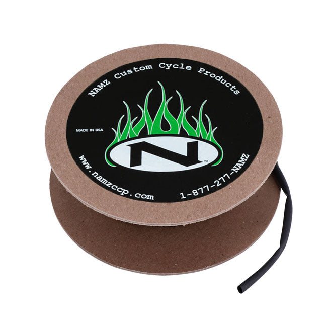 Namz Heat Shrink Tube. 25ft Roll, 3/16" (4.76 mm). Black – Universal