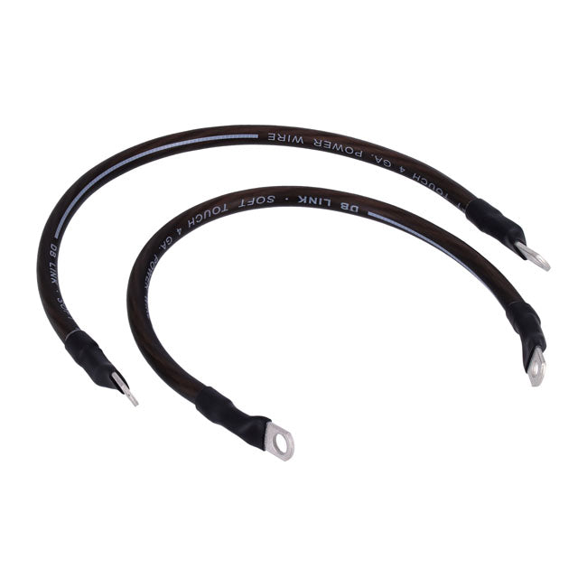 Namz Battery Cable Set. Black. 15 inch (38 cm) – Universal