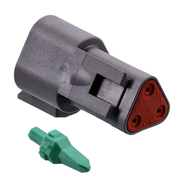 Namz Deutsch Connectors. Grey, Receptacle, 3-Pins – Universal
