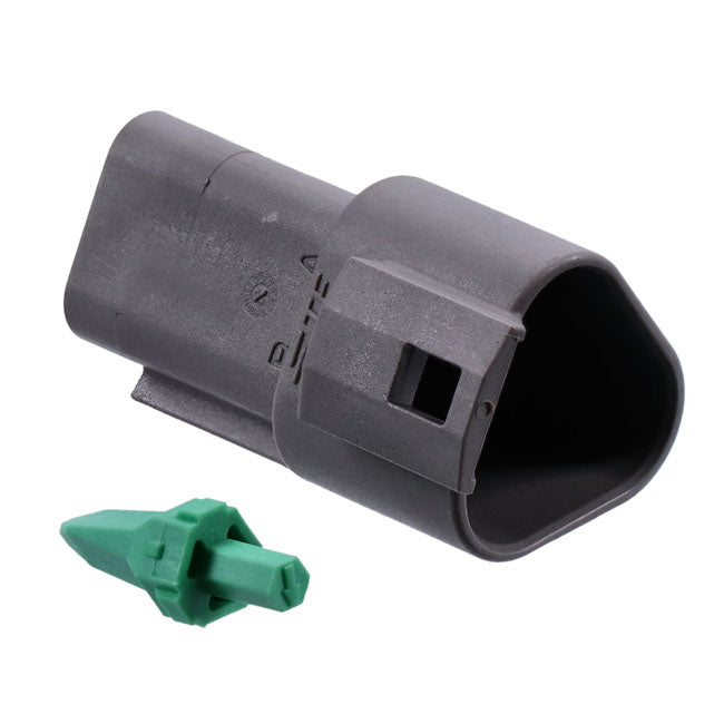 Namz Deutsch Connectors. Grey, Receptacle, 3-Pins – Universal