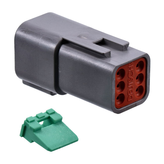 Namz Deutsch Connectors. Grey, Receptacle, 6-Pins – Universal