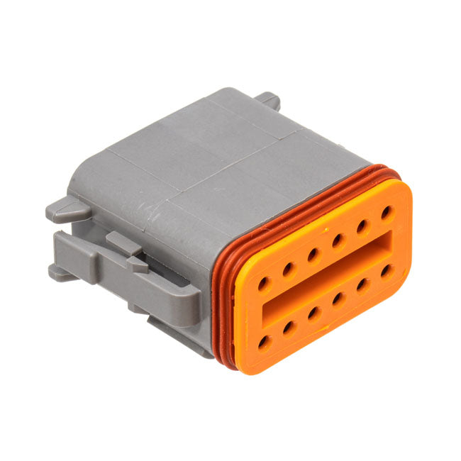 Namz Deutsch Dt Connectors. Grey, Plug Housing, 12-Pins – Universal