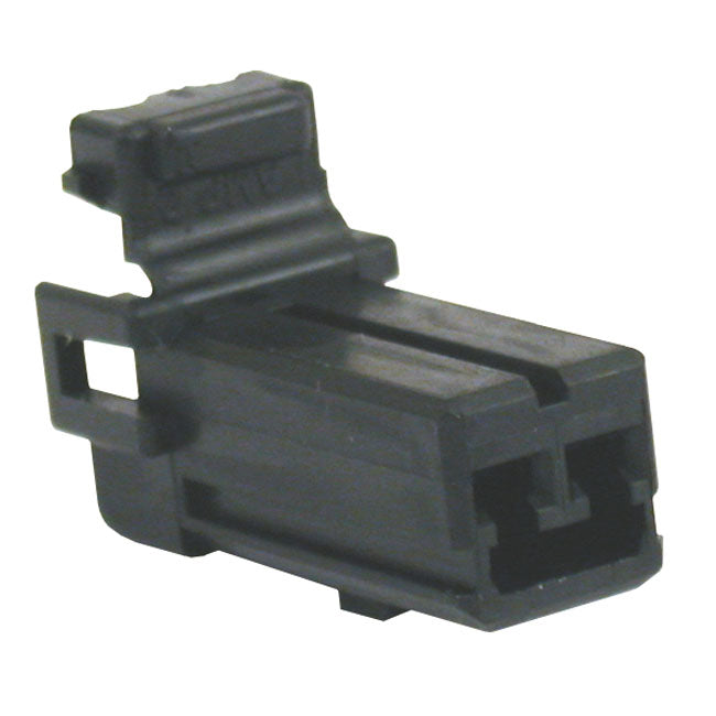 Namz Amp Multilock Connector. Black, Plug, 2-Pins