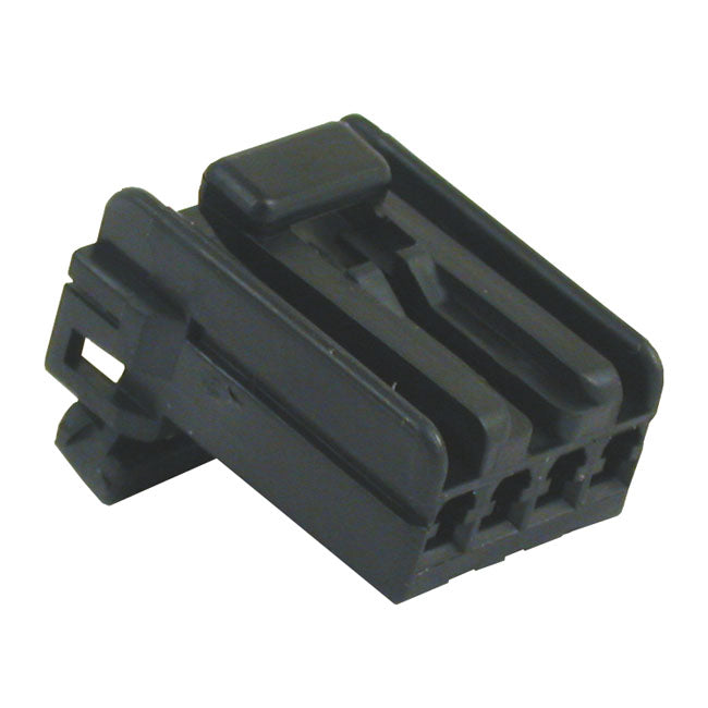 Namz Amp Multilock Connector. Black, Plug, 4-Pins