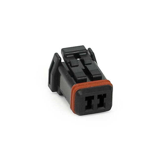 Namz Deutsch Mx-1900 Connector. Black, Plug, 2-Pins – 2011–2025 Softail; 2012–2017 Dyna…