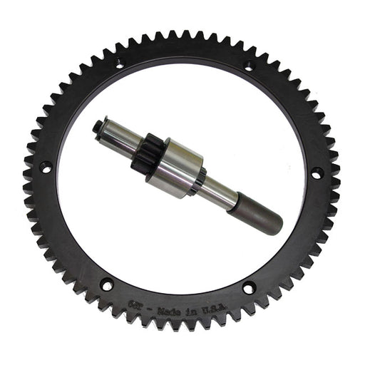 Evolution Industries Starter Ring Gear & Jackshaft Kit, 66T – 1994–1997 Big Twin