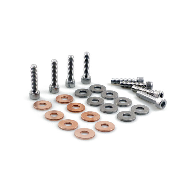 Gardner-Westcott Rocker Box Top Bolt Kit. Allen, Stainless – 1984–1999 Big Twin; 1986–2022 XL…