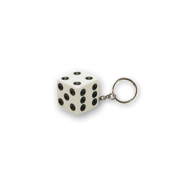 Triktopz Dice Key Chain White – Keys; Charms; and Other Items