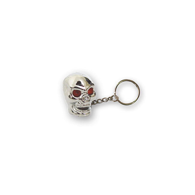 Triktopz Skull Key Chain Chrome – Keys; Charms; and Other Items