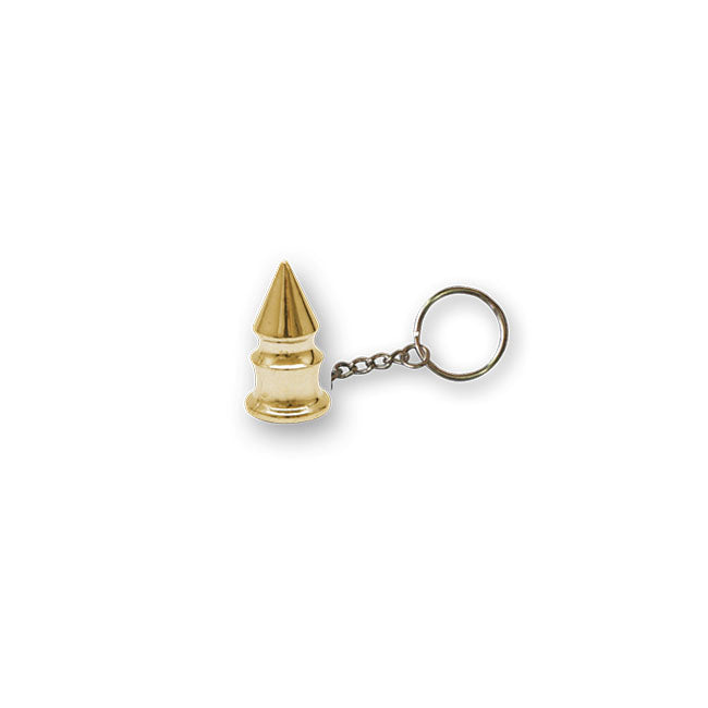 Triktopz Spike Key Chain Gold – Keys; Charms; and Other Items