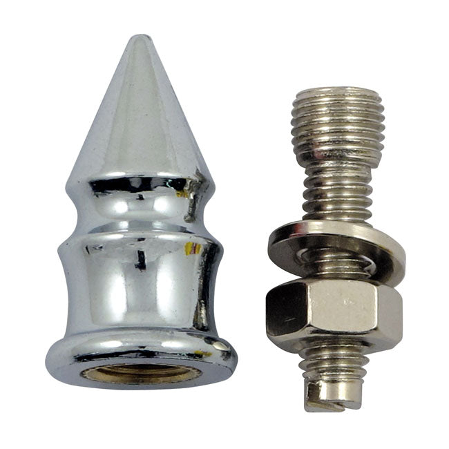 Trik Topz Licence Plate Mounts Spike Chrome – Universal