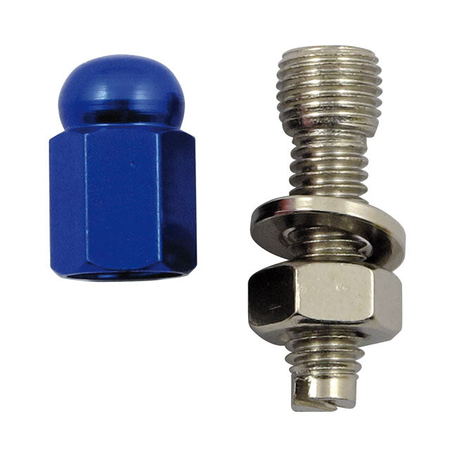 Trik Topz Licence Plate Mounts Alloy Twotone Hex Domed – Universal