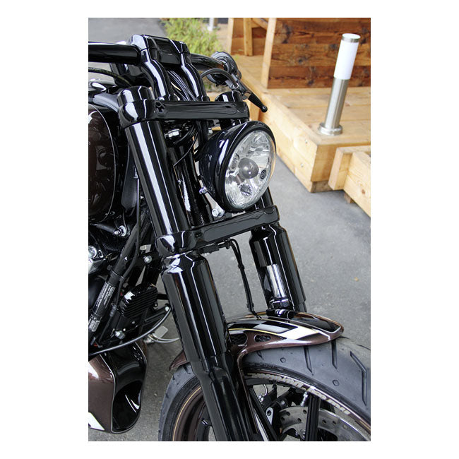 Cult-Werk 6-Piece Fork Tube Cover Kit. Gloss Black – 2013–2017 FXSB