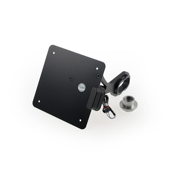 Cult-Werk Side Mount Licence Plate Bracket, Black. Italy – 2013–2017 FXSB