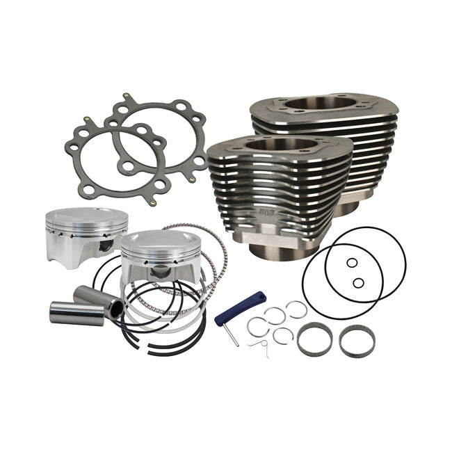 S&S 96"/103" to 110" Conversion Cylinder & Piston Kit – 2007–2017 Twin Cam 96/103"