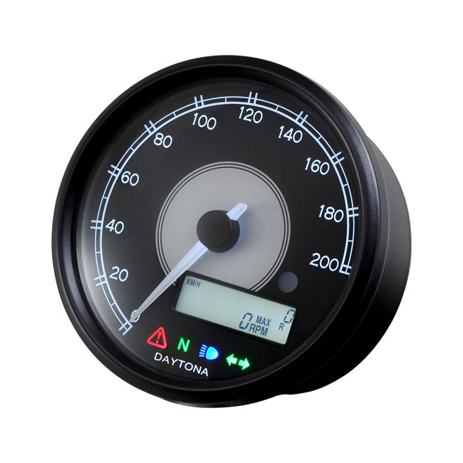 Daytona Velona 80 mm Speedometer 200kph/Mph – Universal