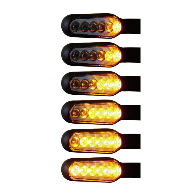 Daytona D-Light, Miniature LED Turn Signal Set. Sequential