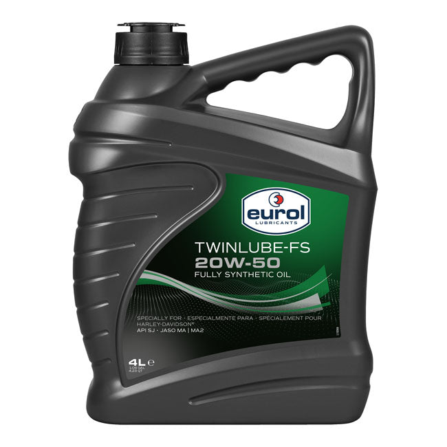 Eurol Twinlube-3 20w50 Full Synthetic Lubricant 4l – 1984–2026 Big Twin; 1986–2022 XL…