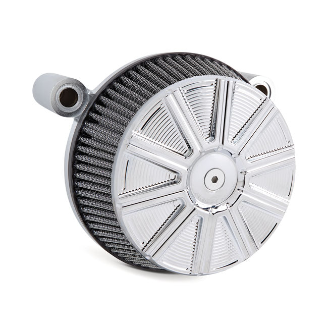 Arlen Ness Stage 1 Big Sucker Air Cleaner Kit. 10-Gauge Chr