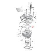 Cometic Cylinder Head. 3.5" Bore .040" MLS – 1984–1999 Big Twin; 1988–2022 XL…