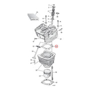 Cometic Cylinder Head. 3.5" Bore .060" MLS – 1984–1999 Big Twin; 1988–2022 XL…