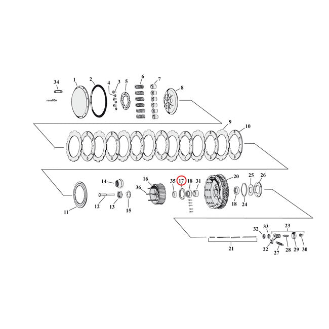 Cometic Oil Seal Mainshaft / Clutch Hub. Double Lip – Transmission Mainshaft: 1980–1981 FL…