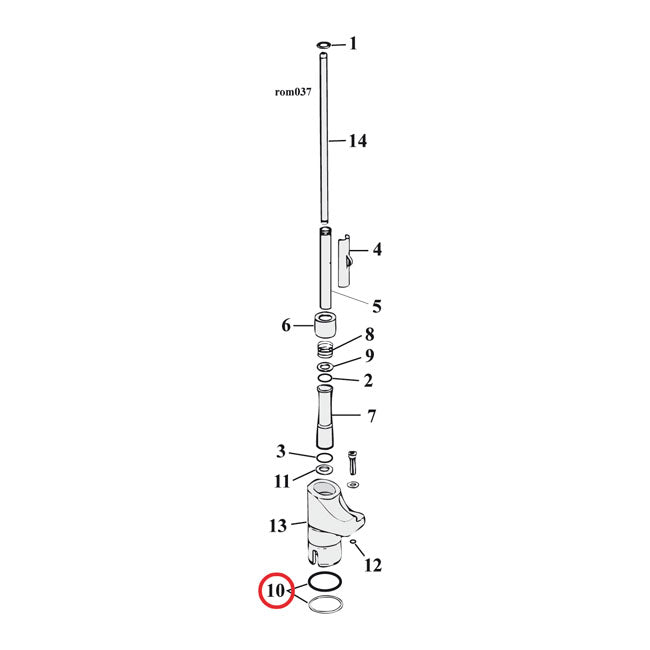 Cometic O-Ring Tappet Guide – 1957–1985 XL Sportster