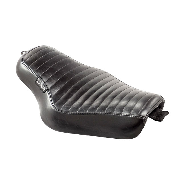 Le Pera Streaker Solo Seat. Black, Pleated – 2004–2022 XL Sportster with 3.3 & 4.5…