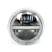 Daytona Neo Vintage LED Headlamp. Chrome