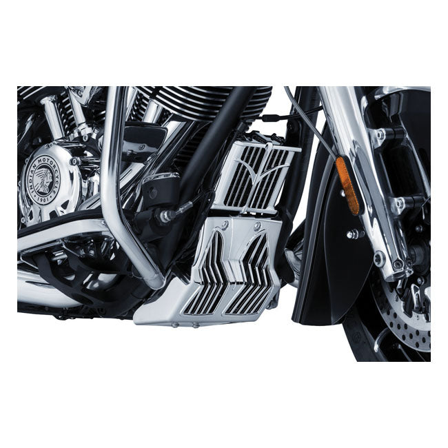 Kuryakyn Oil Cooler Cover Chrome – 2014–2020 Indian Models