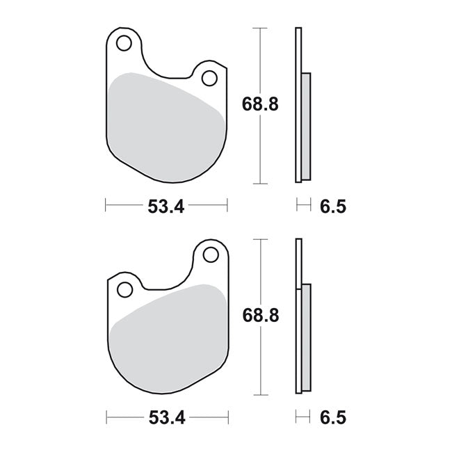 Sbs Brake Pads. Street Ceramic (Organic) – Front: 1977–1983 FX; 1980–1983 Fxwg…