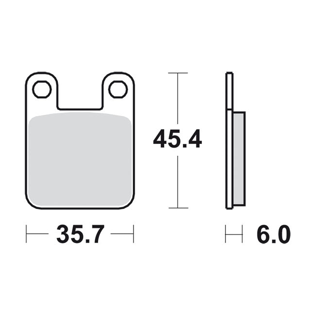 Sbs Brake Pads Street Excel Sintered – Front: for PM 125x2; 125x4s and 125x4sl…