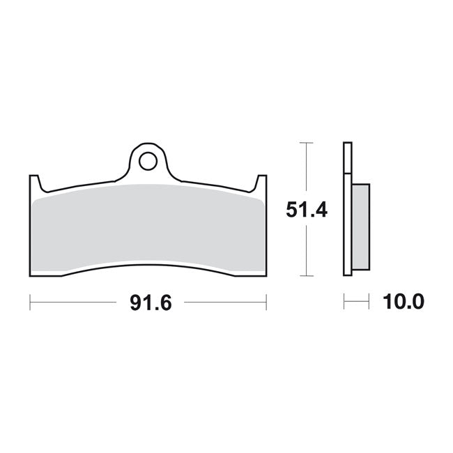 Sbs Brake Pads Street Excel Sintered – Front: for PM 112x6b and 112x6qc…
