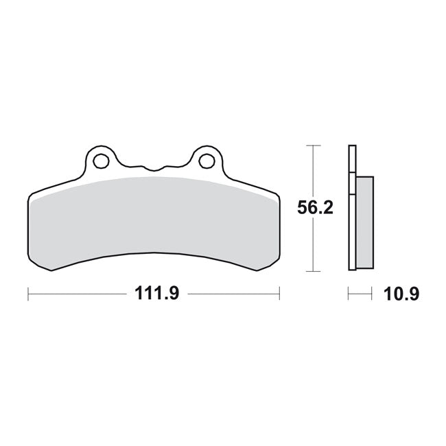 Sbs Street Ceramic – for PM 125x6 and 137x6 Calipers