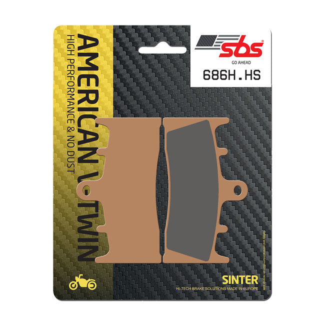 Sbs Brake Pads Street Excel Sintered – Front: for Jaybrake 4 Piston Calipers
