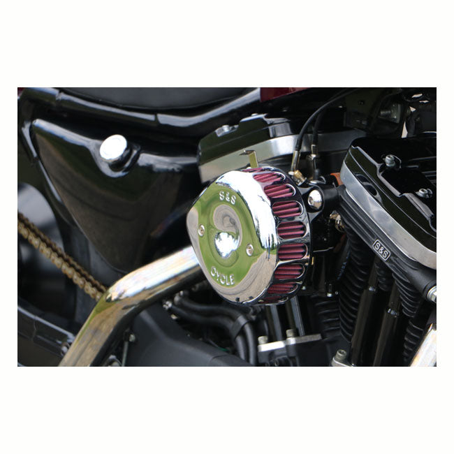 S&S Mini Teardrop Stealth Air Cleaner Kit – 2000–2015 Softail; 1999–2017 Dyna…