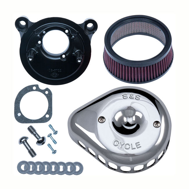 S&S Mini Teardrop Stealth Air Cleaner Kit – 1991–2006 XL Sportster with CV…