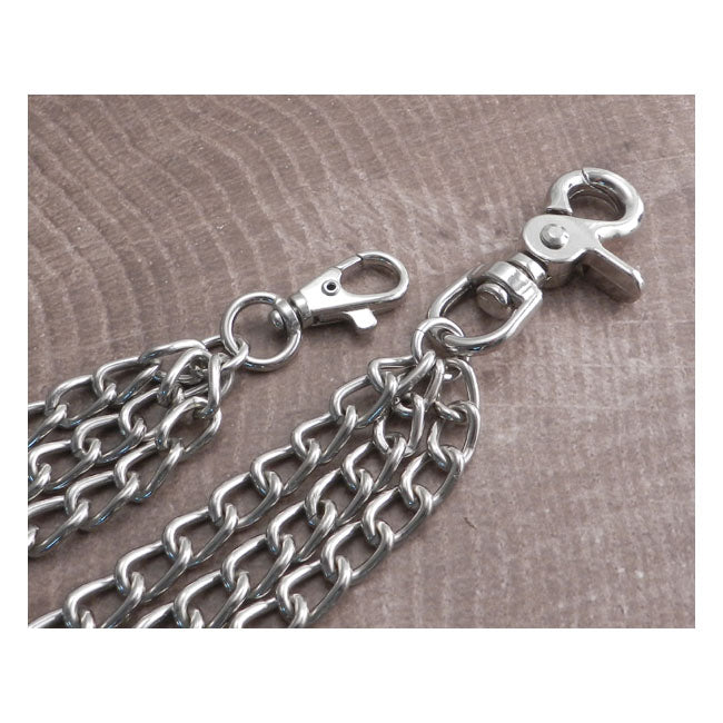 Amigaz Splicer Chrome Triple Wallet Chain
