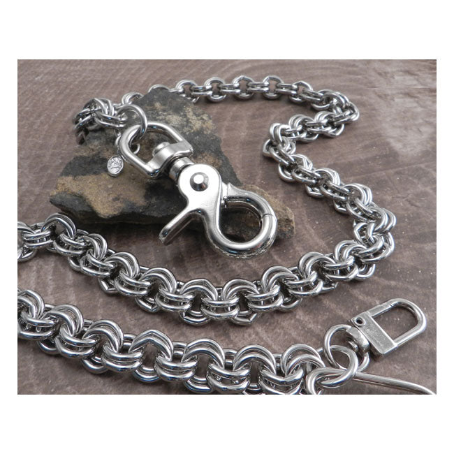 Amigaz Double Ring Wallet Chain 22"