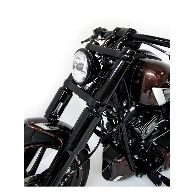 Cult-Werk 2-Piece Lower Fork Tube Cover Kit, Gloss Black – 2013–2017 FXSB