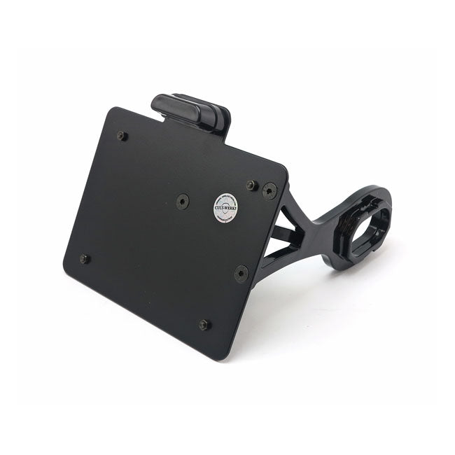 Cult-Werk Side Mount Licence Plate Bracket. Switzerland – 2018–2026 Softail