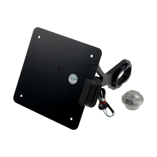 Cult-Werk Side Mount Licence Plate Bracket. Italy – 2018–2026 Softail
